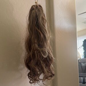 Brown and Blonde Wavy Hair Extension